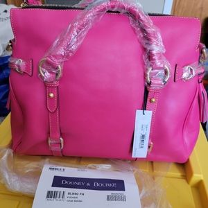 Dooney & Bourke Florentine Leather Satchel fascia color